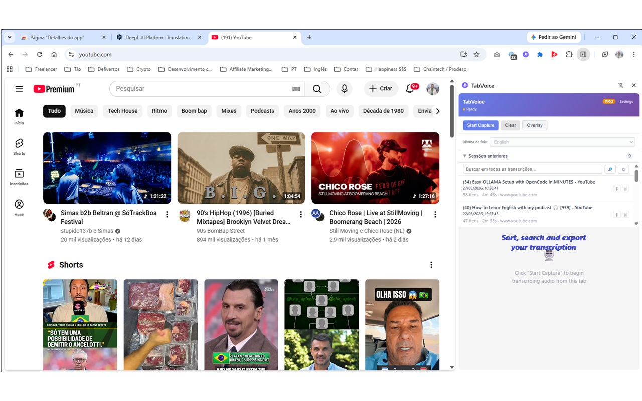 Search, tag, and organize saved sessions